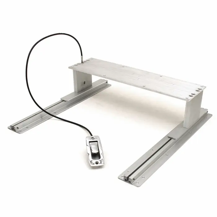 Garelick Boat Seat Slide 75003-31 | w/ Control Lever Aluminum Brand New
