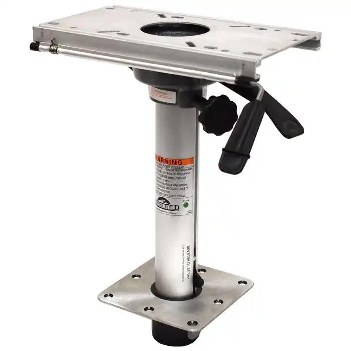 Springfield Boat Seat Pedestal | 15 Inch Below Deck Slide/Swivel Affordable