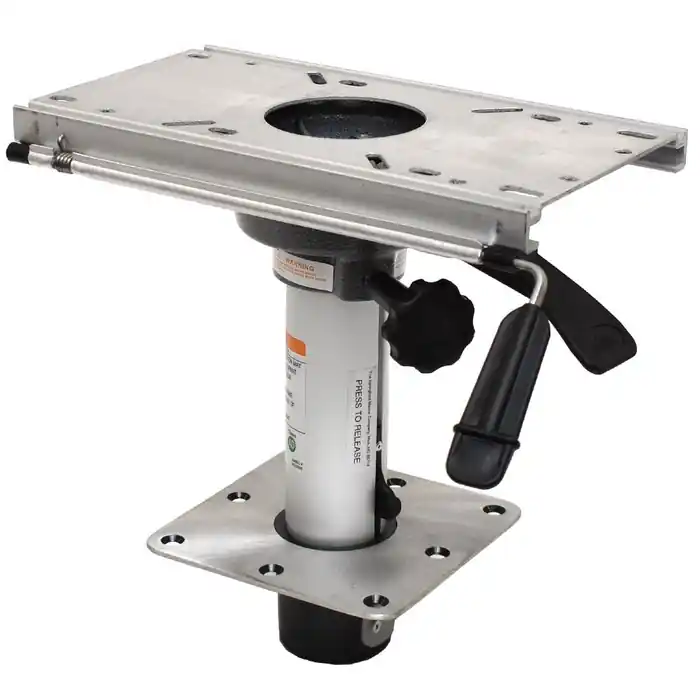 Markdown Springfield Boat Seat Pedestal | 10 Inch Below Deck Slide/Swivel