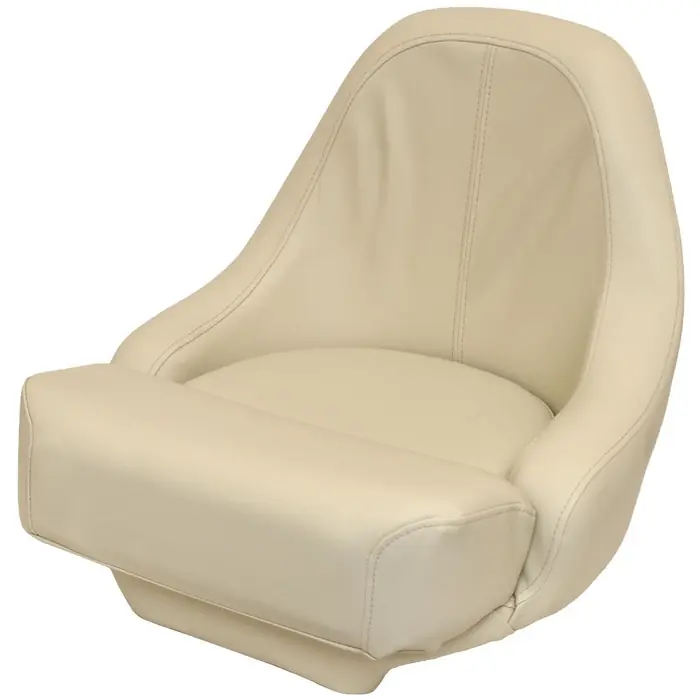 Price Cut Premier Pontoon Boat Bucket Seat | 17 x 20 x 18 Inch Cream Vinyl