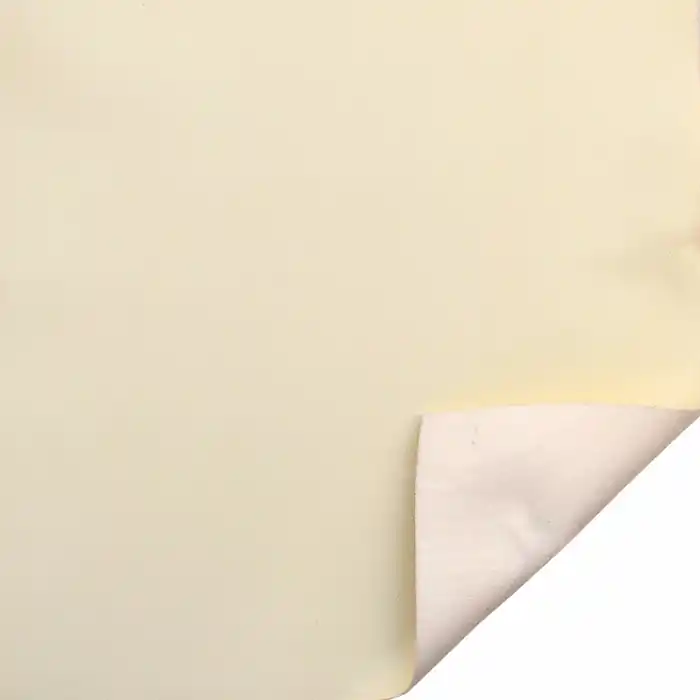 Boat Knit Back Vinyl | Soft Faux Leather Light Cream 54 Inch (YD) Premium
