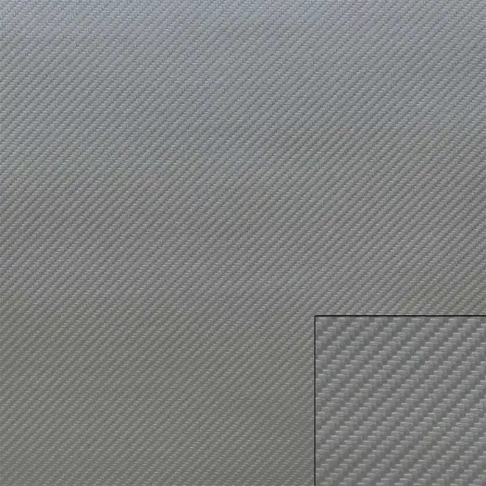 Free Delivery Rinker Boat Knit Back Vinyl | Carbono Metallic Silver 54 Inch (YD)