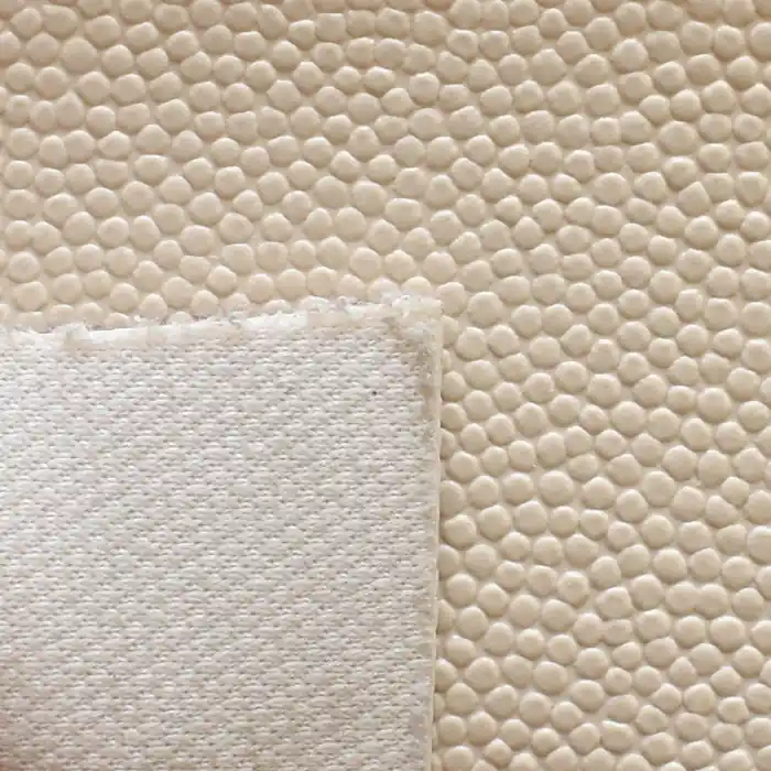 Instant Buy Spradling Boat Knit Back Textured Vinyl | Cream Beige 54 Inch (YD)