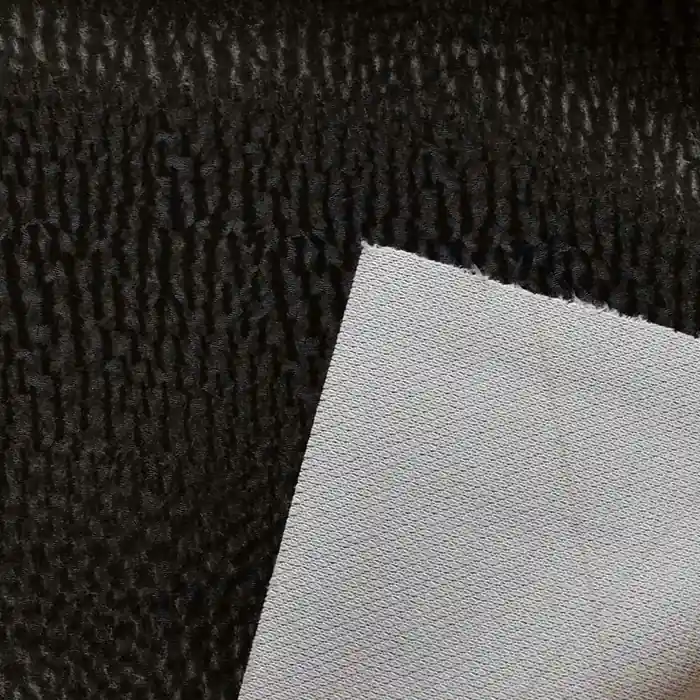Crafted Spradling Boat Knit Back Vinyl | Gemini Black 54 Inch (YD)