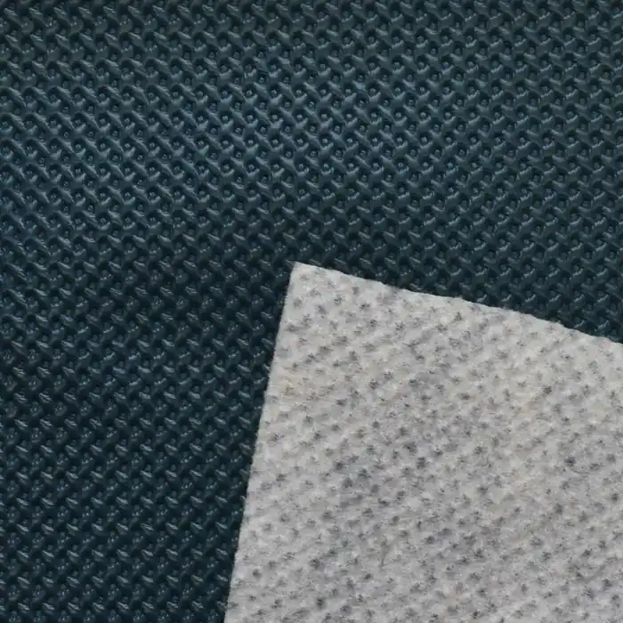 Boat Fuzzy Back Marine Vinyl | Round Midnight Navy Blue 54 Inch (YD) Viral