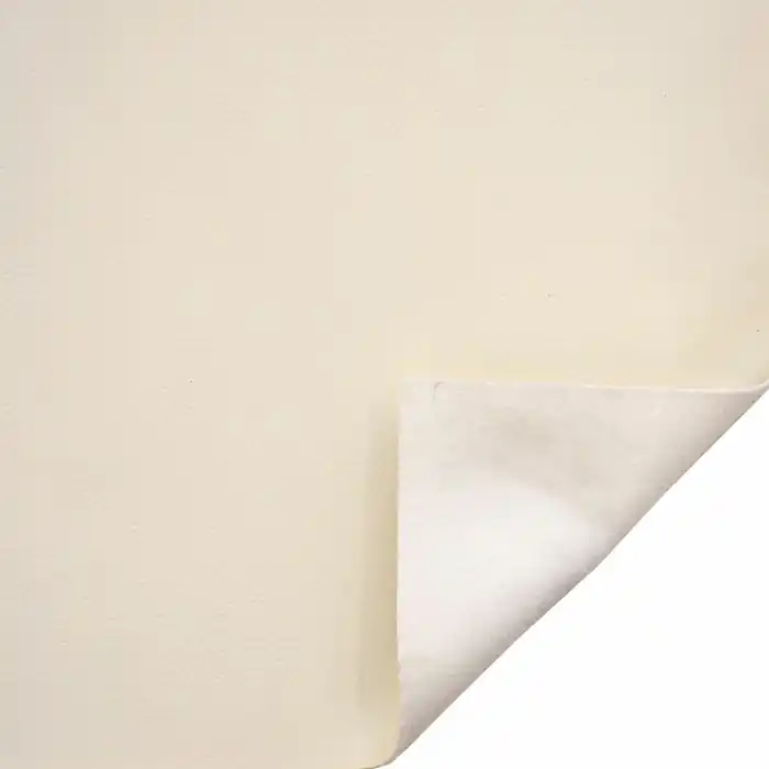 Hassle-Free Returns Boat Fuzzy Knit Back Vinyl VZ537300 | Butter Yellow 54 Inch (YD)