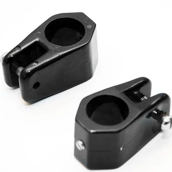 Holiday Sale Boat Bimini Top Jaw Slides | 7/8 Inch Glossy Black Nylon