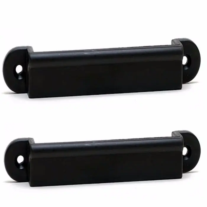 Standard Boat Bimini Slide Fittings | 6 x 1 Inch Black Nylon (Pair) Today Only