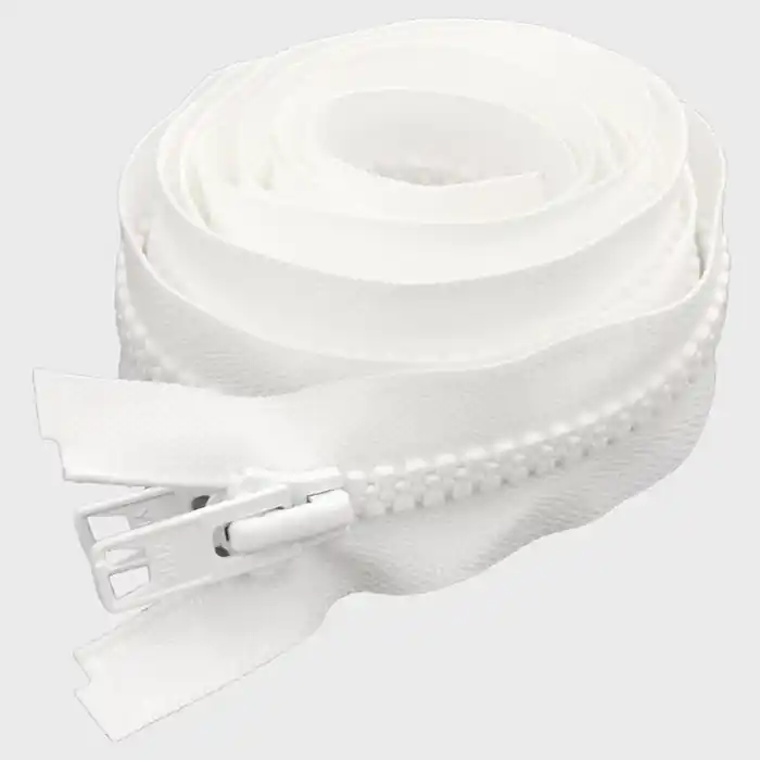 YKK Boat VISLON Zipper VFUVOL-107 DX E | No. 10 78 Inch White Viral