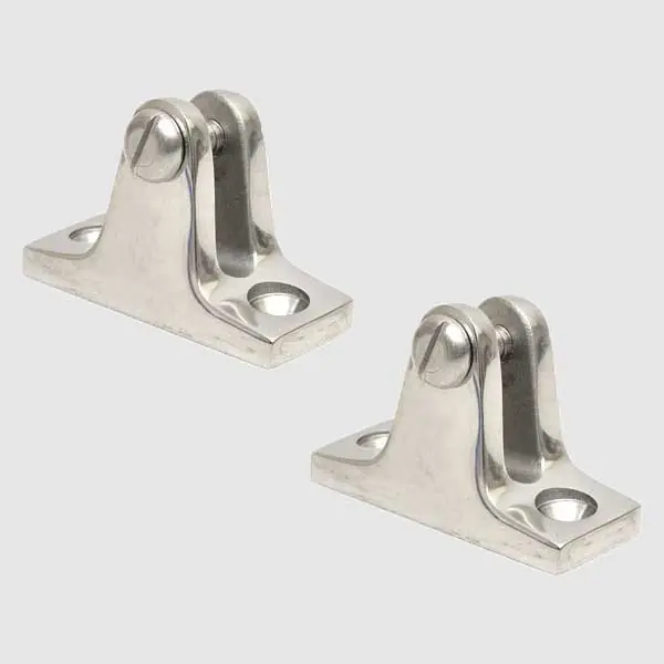 Crownline Boat Bimini Brackets 89115 | 2 1/4 X 1 1/2 Inch (Pair) Modern