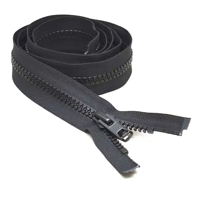 Top Rated YYK Fastening Boat Separating Zipper | Open End 60 x 1 1/2 Inch Black