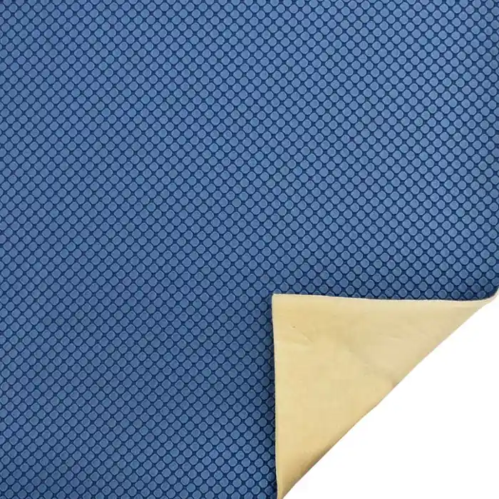 One Day Deal Supra Boat 1/4 Foam Back Vinyl 119011 | Cubix Steel Blue 54 Inch (YD)