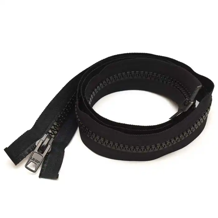 Lenzip Boat Separator Zipper | 52 Inch Black Plastic Warranty Included