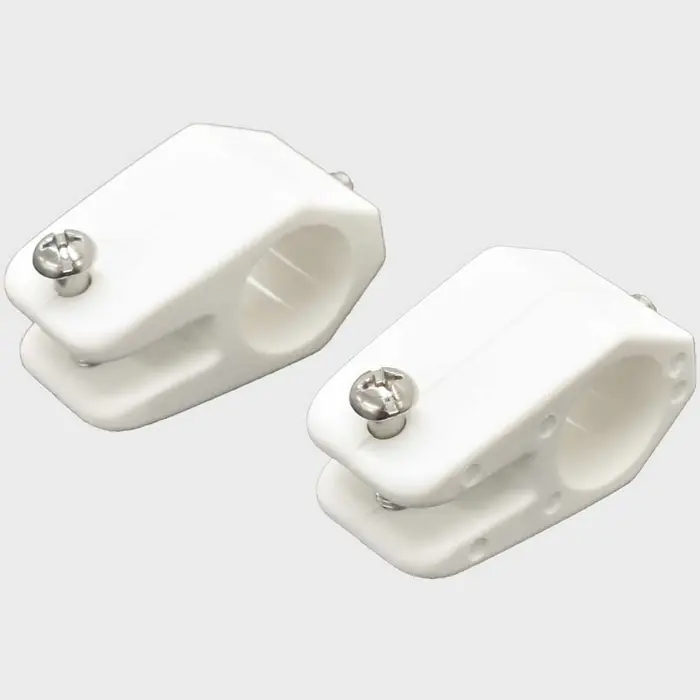 Shademate Boat Jaw Slides 75826WHT | 7/8 Inch White Nylon (Pair) Cheap
