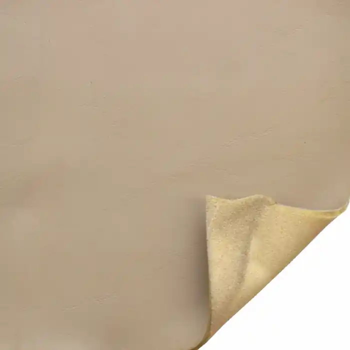 Last Chance Boat 1/8 Foam Back Vinyl | Beige Taupe Faux Leather 54 Inch (YD)