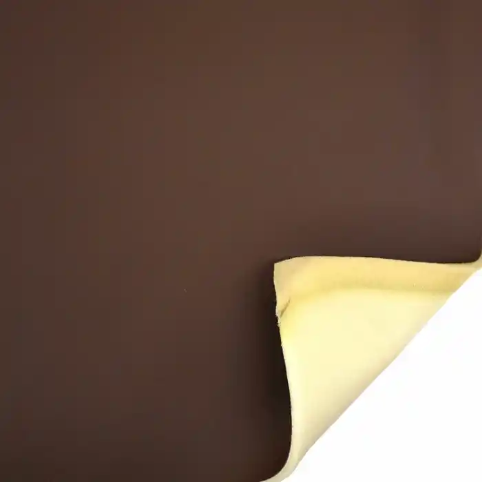 Boat 3/16 Foam Back Vinyl | Faux Leather Coffee Brown 54 Inch (YD) Crafted