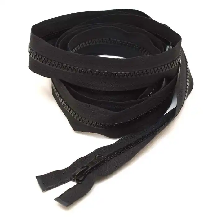 YYK Fastening Boat Separating Zipper | Open End 84 x 1 1/4 Inch Black Money Back Guarantee