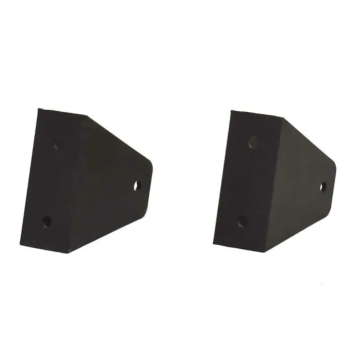 Wholesale Avalon Pontoon Boat Bimini Brackets | 3 Inch Aluminum Black (Pair)