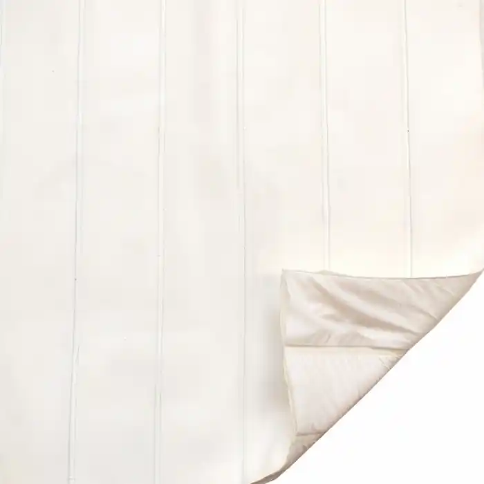 Don’t Miss Out Boat Heat Pleated Vinyl | Faux Leather White 54 Inch (YD)