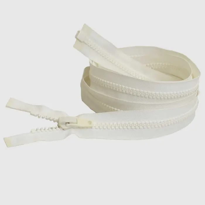 Final Sale YKK Boat Fastening Separating Zipper | 120 x 1 1/2 Inch White