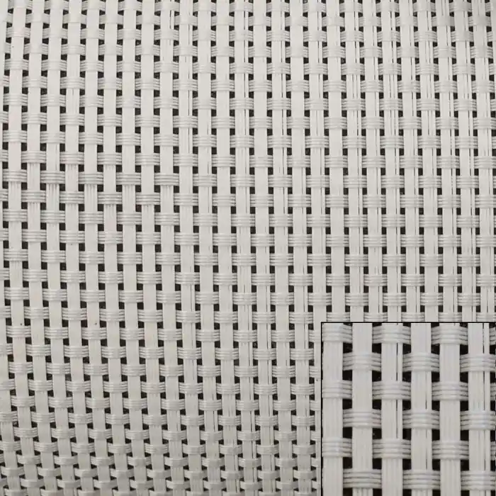 Chilewich Boat Woven Vinyl Wall Textile 5460064 | White 72 Inch (FT) Editor’s Pick