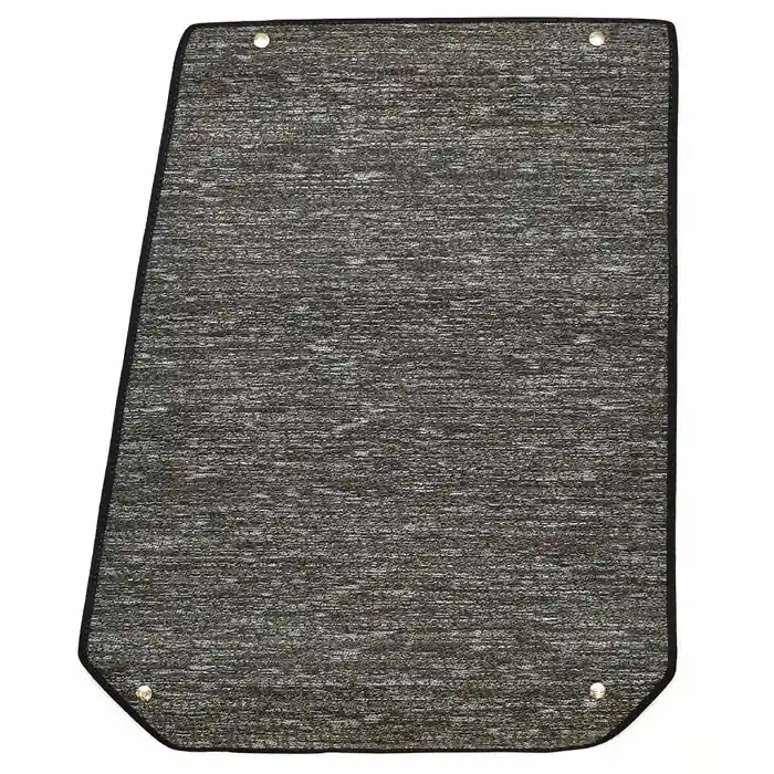 Budget Cobalt Boat Snap-In Floor Mat 406624 | Tan Black White Woven Vinyl