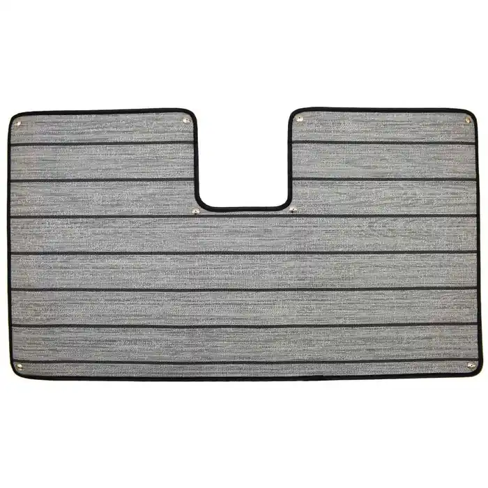 Fast Shipping Tracker Boat Snap-In Floor Mat 324239 | w/ Snaps 37 x 20 3/4 Inch Gray