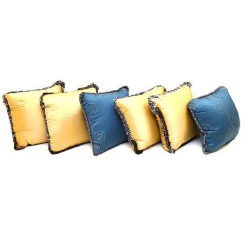 Chaparral Boat Pillow Set 224116 | 6 Piece Blue / Gold 270 Signature Handmade