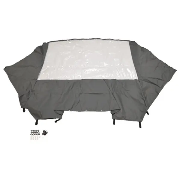 Crestliner Boat Aft Curtain | 1700 Vision 16 Dark Gray 686146-21 Limited Offer