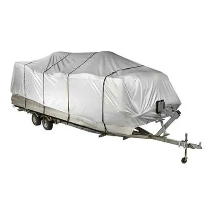Covermate Pontoon Boat Travel Cover OV39158PL | Max 20 FT 5 Inches Silver Shop Now