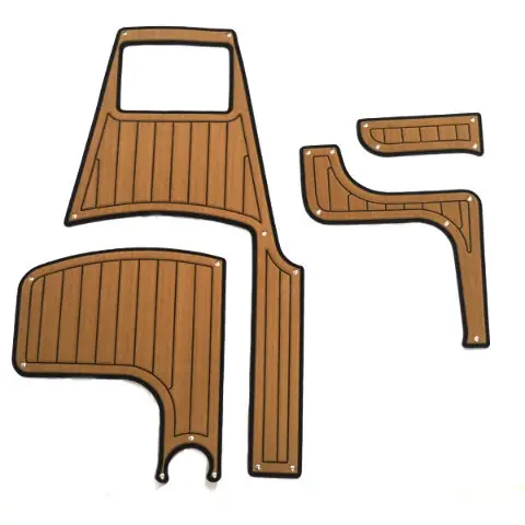 Larson Boat Snap In Mats | Non Skid Camel Black (Set Of 4) Special Offer