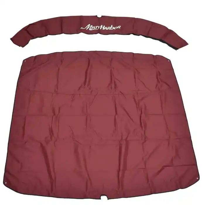 Secure Checkout Misty Harbor Boat Bimini Cover 002020-W | w/ Boot 84 x 87 Inch Red