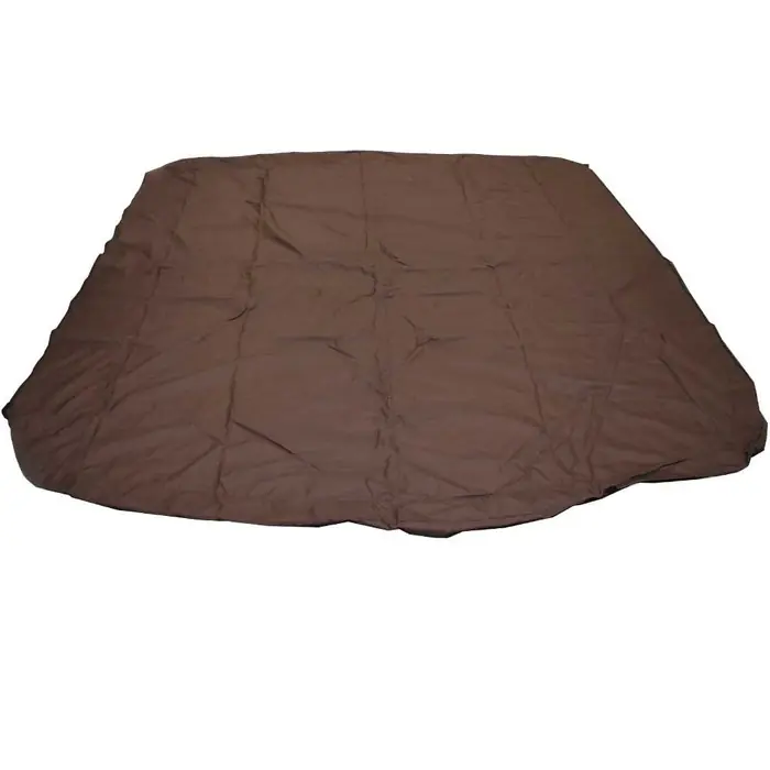 Markdown Premier Pontoon Boat Bimini Cover 114796711 | Brown 127 3/4 x 134 Inch