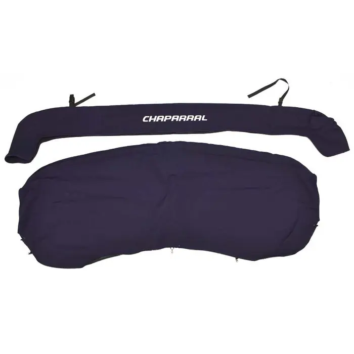 Crafted Chaparral Boat Rear Bimini Top 10.05195 | 230 / 247 Navy Blue 86 Inch