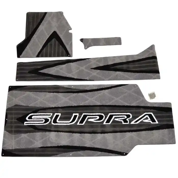 Supra Boat Carpet Runner 115315 | Snap In Two Toned Gray (4 PC Set) Free Shipping