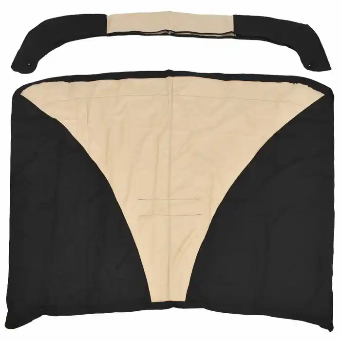 SunCatcher Boat Bow Canopy Cover 44040-00 | Elite 22/322 SS Black/Sand Fan Favorite