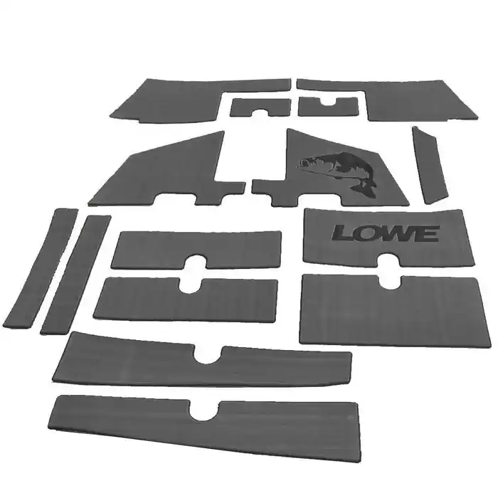 Original Lowe Boat Deck Mat Kit 2324464 | 2016 Stinger 195 Gray (Set of 15)