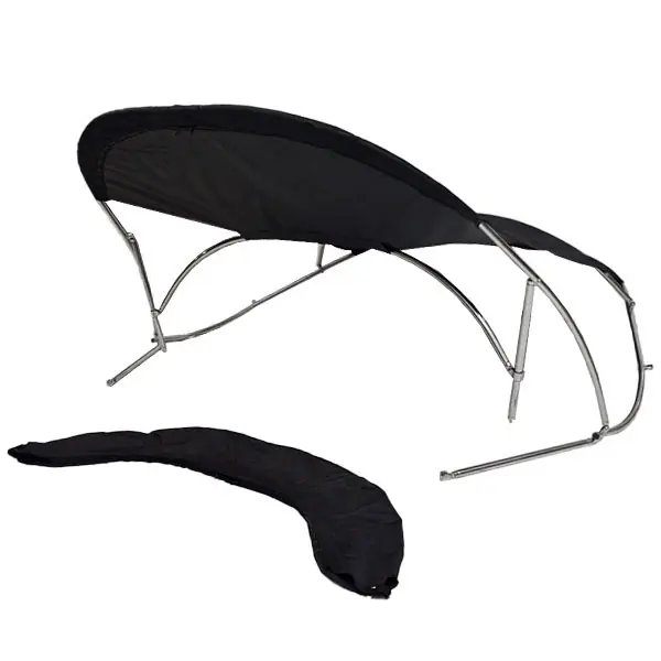Express Delivery Godfrey Pontoon Boat Tower Bimini Top 271358 | 250 XP Dowco Black