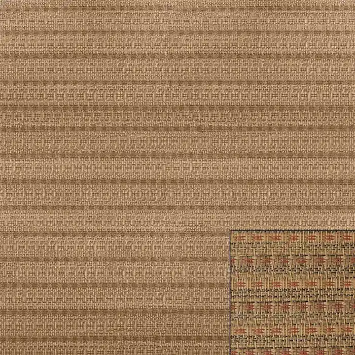Corinthian Pontoon Boat Woven Flooring U1814 | Cortez Clay 8.5 x 21 FT Handmade