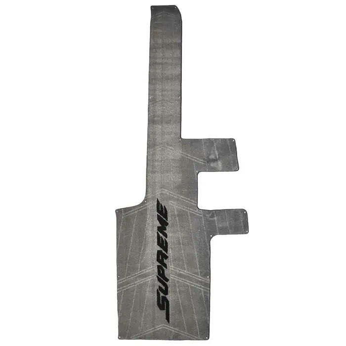 Original Supreme Boat Snap-In Carpet Mat 9428WL-A | 149 Inch Gray w/ Logo