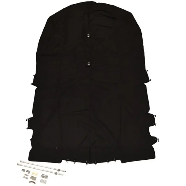 Flash Sale Larson Boat Cockpit Cover 8424-5030 | 238 LXI Ameritex Black 112182008