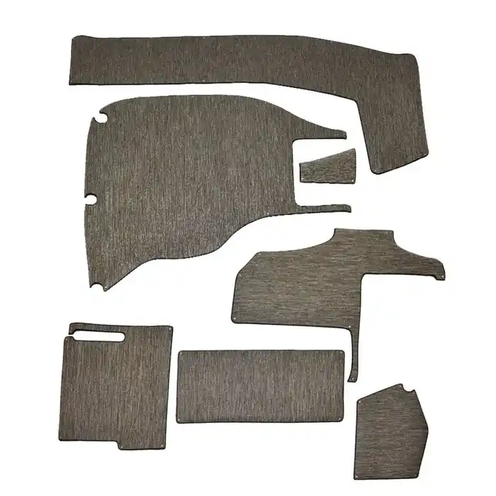 Today Only Cobalt Boat Snap-In Floor Mats 406843 | Woven Black White Tan (7PC)