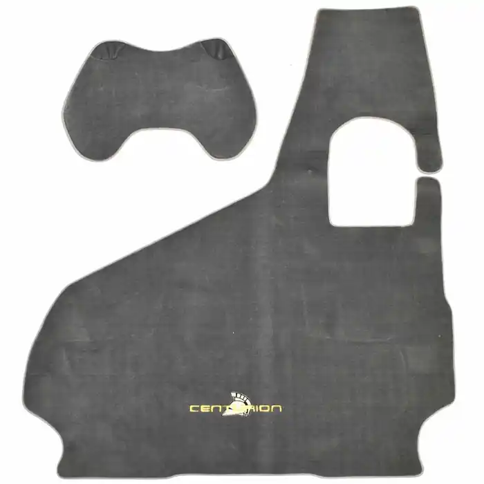 Premium Centurion Boat Cockpit Carpet Mats | MatWorks Fossil Gray (Set of 2)