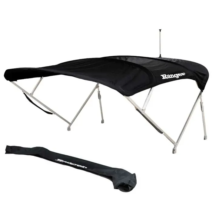 Original Ranger Boat Aft Bimini Top 45805-14 | Black 99-103 Inch 2019-2020