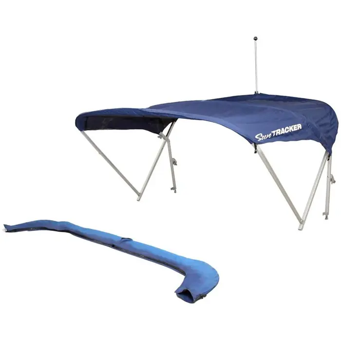 Exclusive Offer Ranger Boat Aft Bimini Top 44701-21 | PB 18 BB 18 94-98 Inch Navy Blue