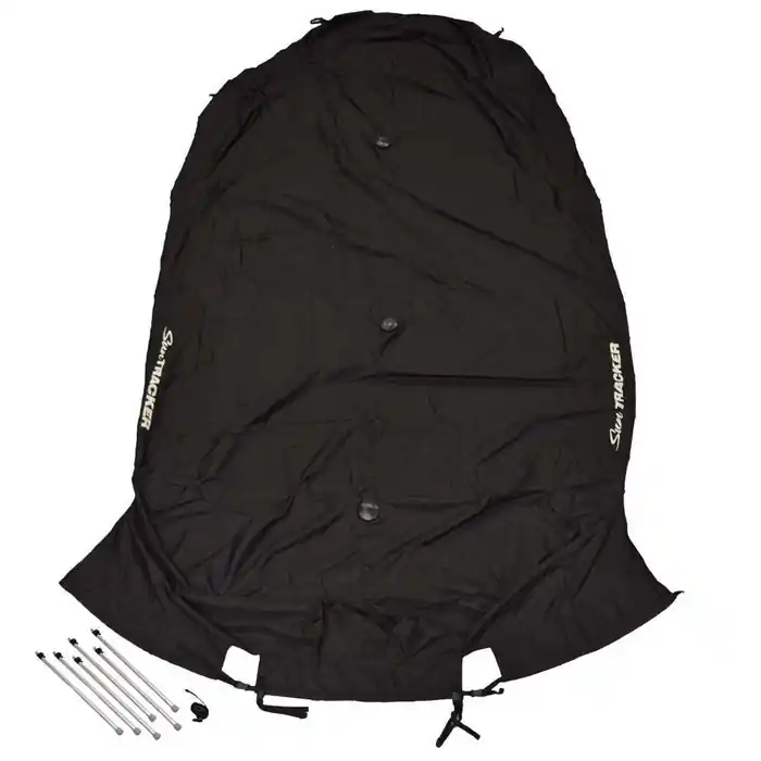 Premium Sun Tracker Pontoon Boat Cover 305724 | Party Barge 22 RF 2017 Black