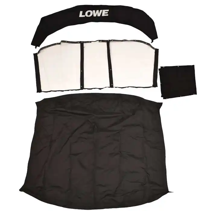 Hot Picks Lowe Boat Bimini Cover 2174655 | Fish Ski 1710 Dowco Black (Set of 4)