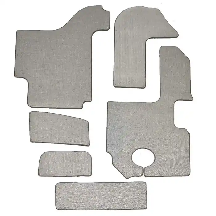 Cobalt Boat Snap-In Floor Mats 407607 | R5 Silver Compass Vinyl (6PC) Special Discount