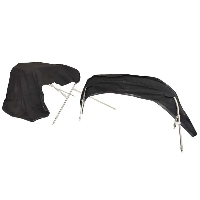 Grab Now Cruisers Boat Bimini Top V2826908 | Radar Arch 298 SS Black (Set of 2)