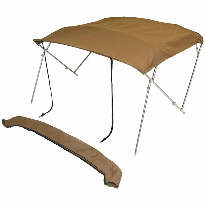 Mega Sale Cruisers Yachts Boat Bimini Top V2635403 | AZ298 Tan 89 Inch